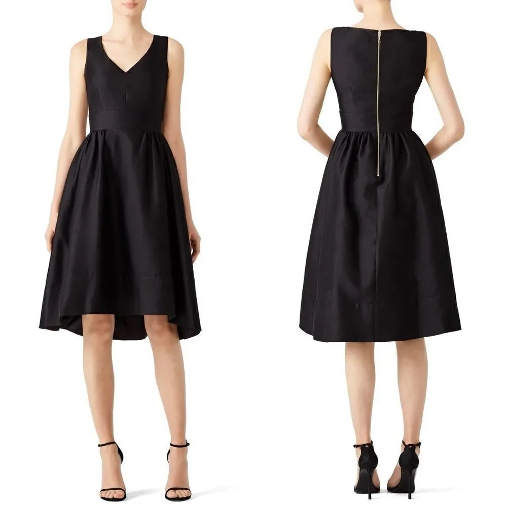 Kate Spade- Women’s Noir Black Heritage Tank Dress, Size 10
